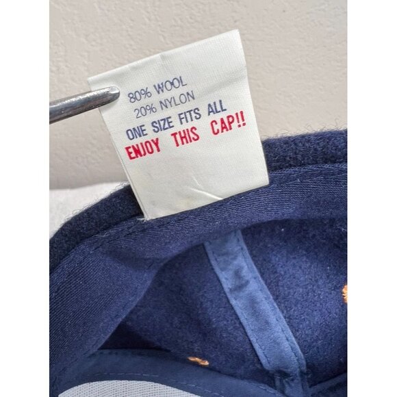 Otto Cap Navy & Brown Embroidered Trainer Aircraft TA-777 Hat T-6 Texan - Picture 7 of 9